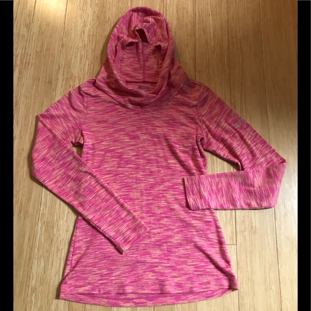Columbia Hooded Long Sleeve Tee, XS